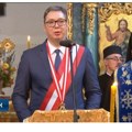 Vučić u Sentandreji odlikovan ordenom Eparhije budimske prvog reda