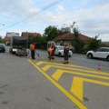 Обележавање хоризонталне сигнализације у Горњомилановачкој улици