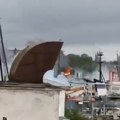 Gori ruski vojni brod! Panika na Krimu: Ukrajinci ispalili raketu na Crnomorsku flotu (video)