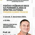 Fizičko vežbanje dece sa poremećajima iz spektra autizma – primeri dobre prakse