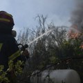 Požar iznad obilaznice kod Soluna: Vatra zahvatila područje Stavropolija