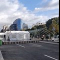 Novi šatori ispred Doma Narodne skupštine uoči sutrašnje sednice