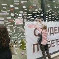 FOTO Prostorije EXPO 2027 prekrivene porukom "Studenti pobeđuju"