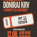 Danas u Sremskoj Mitrovici akcija davanja krvi: Prvih 15 novih davalaca dobija ulaznicu za Art Front