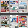 Naslovne strane sutrašnjih novina: Prelistavanje štampe za subotu, 24. januar 2026. godine