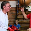 Vučić u školi boksa: Ima jačih, ali ne i upornijih od mene FOTO