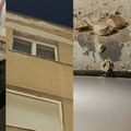 Spolja gladac, iznutra jadac: Deo fasade pao na automobil u centru Leskovca