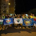 Studenti DUNP-a stigli u Ušće, u subotu nastavljaju marš