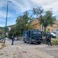 (Foto) otvoren put u selu Banjska, Priština oslobodila četvoro uhapšenih Srba