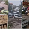 Stravični snimci poplava u Bugarskoj, četvoro mrtvih! Telo žene zatrpano u blatu i ruševinama! Voda nosi automobile niz ulice…