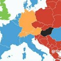 Nova karta Evrope izazvala lavinu komentara na internetu: Ceo Balkan u crvenom, na mestu Srbije broj 44
