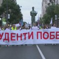 Evropske demokrate: Marš studenata prilikom predaje potpisa za listu - proslava demokratije