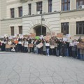 Profesori i maturanti čačanske Gimnazije protestovali peti dan zaredom zbog nove direktorke