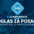 Kompanija GLM-RS zapošljava operatere, odnosno radnike u proizvodnji