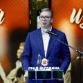 Vučić u Jagodini: Nećete srušiti Srbiju, narod zna da brani svoju državu, život i rad su jači od napada