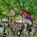 Održan skup podrške ispred novosadske palate pravde