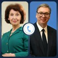 Vučić sa Siljanovskom Davkovom: Srbija posvećena očuvanju mira i stabilnosti u regionu