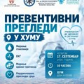 Nastavlja se akcija preventivnih pregleda – u četvrtak 17. septembra ekipe će biti u Humu