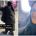 Prekrstila se i ušla: Snimak bake koja leti avionom rasplakao Srbiju