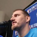 Nikola Jokić rekao dve srpske reči kad je došao pred novinare, pa pomenuo Luku: "Šta je problem sa Dončićem?"