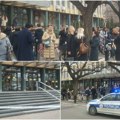 (Foto, video) pretnja bombom u novosadkom sudu! Hitno evakuisani zaposleni i stranke, anonimna dojava opustošila objekat