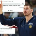 Nikola Jokić o čuvenim statusima na Fejsbuku: "Nisam navijao za Partizan, već za..."