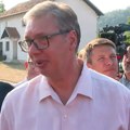 Vučić u Medveđi: Predsednik Srbije obilazi sedam socijalno ugroženih porodica (foto, video)