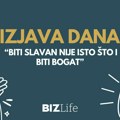 Izjava dana: „Biti slavan nije isto što i biti bogat“