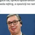 "Kako je ovo moguće" Antisrpski "Danas" u očaju priznao: Vučiću rejting ne pada