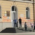 Uhapšen autor grafita na zgradi užičke skupštine protiv naprednjaka