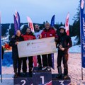 Humanitarnom ski trkom NLB Komercijalne banke i A1 Srbija obezbeđena donacija udruženju „Anđeli severa“