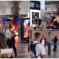 (Video) Napadnut aerodrom u Milanu Ljudi beže glavom bez obzira, vatra na sve strane! Muškarac zapalio šaltere, lupao čekićem…