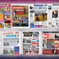 Насловне стране сутрашњих новина: Прелиставање штампе за среду, 17. септембар 2025. године