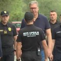 Борба са ватром – најтеже у Делиблатској пешчари, Вучић стигао у подручје захваћено пожаром
