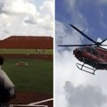 Trener ranjen usred utakmice i to pred decom: Mališani bežali u zaklon, helikopter stigao na lice mesta