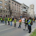 Studenti AUNS-a blokirali Bulevar Mihajla Pupina (FOTO, VIDEO)