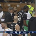 Neverovatan peh za Partizan, centar hramljući napustio teren: Povredio se na +45 u Sarajevu