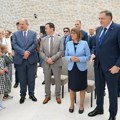 Gojkovićeva i Dodik u Mrkonjićima: Zajednička podrška Duhovnom centru