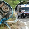 Automobil sleteo u kanal, povređena žena, dete prevezeno u Tiršovu: Nesreća na Mokrom Sebešu