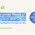 Šta je tema Evropske nedelje regiona i gradova