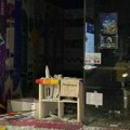 Demoliran Prajd centar u Beogradu: Objavljen snimak napada, maskirani muškarac šutira izlog lokala (foto/ video)