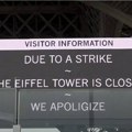 Štrajk u Parizu, zatvoren simbol Francuske prestonice: Osoblje Ajfelovog tornja nezadovoljno finansijskim upravljanjem