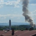 Veliki požar u Bijeljini: Gust crni dim prekrio grad