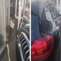 (Video) Bahato parkiranje vozača na Banovom Brdu prešlo sve granice: Skupocenim BMW-om skoro ušao u banku, ljudi ne mogu ni…