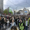 Protestna šetnja studenata "krugom dvojke": Kolona krenula od Slavije, pridružili se i građani