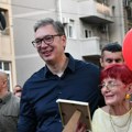 Vučić: "Neki su hteli da zvižde, ali su pobegli, na skupovima u srb oko 150.000"
