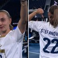 "Ово је за тебе": Крунићева за финале обукла дрес Србије, поносно показала презиме на њему