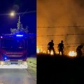 Veliki požar u Kaluđerici: Vatra buknula kod vodovoda, čekaju se vatrogasci (video)