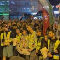 U Novom Sadu dočekani studenti i građani koji obeležavaju godišnjicu tragičnog pada nadstrešnice