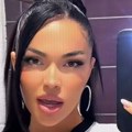 Bezobrazni snimak Teodore Džehverović iz hotelskog kupatila! U miniću digla nogu na lavabo, kadrovi su "bruka"